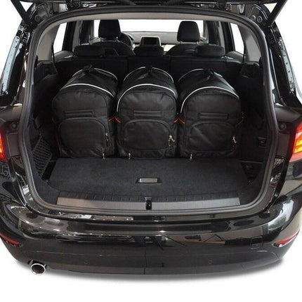 Kjust Reistassenset voor BMW 2 serie Gran Tourer 2015-2021 - Set van 5 Tassen met 3 Roltassen en 2 Vliegtuigtassen