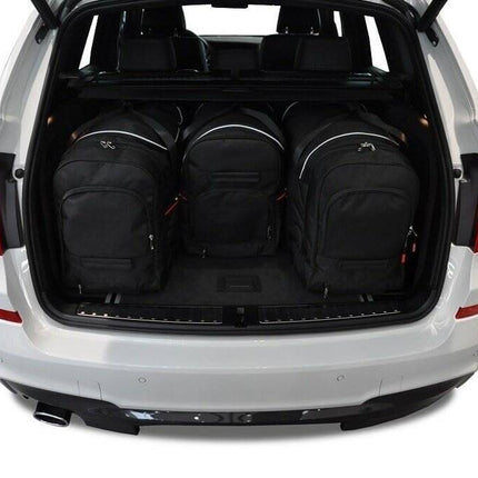 Kjust Reistassenset voor BMW X3 2011-2018 - Set van 4 Tassen met 3 Roltassen en 1 Vliegtuigtas