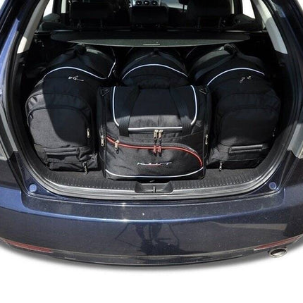 Kjust Reistassenset voor Mazda CX-7 2007-2013 - Set van 4 Tassen met 3 Roltassen en 1 Vliegtuigtas