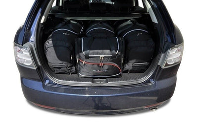 Kjust Reistassenset voor Mazda CX-7 2007-2013 - Set van 4 Tassen met 3 Roltassen en 1 Vliegtuigtas