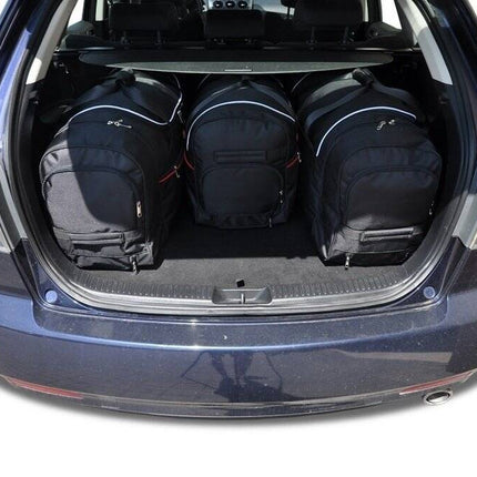 Kjust Reistassenset voor Mazda CX-7 2007-2013 - Set van 4 Tassen met 3 Roltassen en 1 Vliegtuigtas