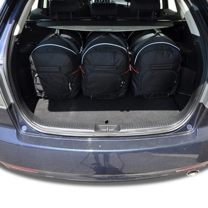 Kjust Reistassenset voor Mazda CX-7 2007-2013 - Set van 5 Tassen met 3 Roltassen en 2 Vliegtuigtassen