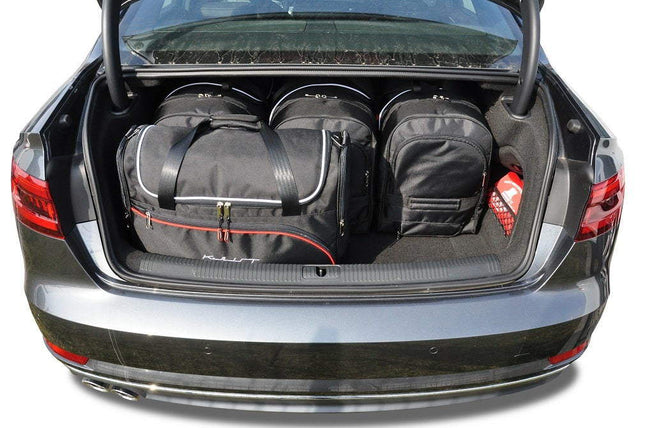 Kjust Reistassenset voor Audi A4 Sedan 2015-2024 - Set van 5 Tassen met 3 Roltassen en 2 Vliegtuigtassen