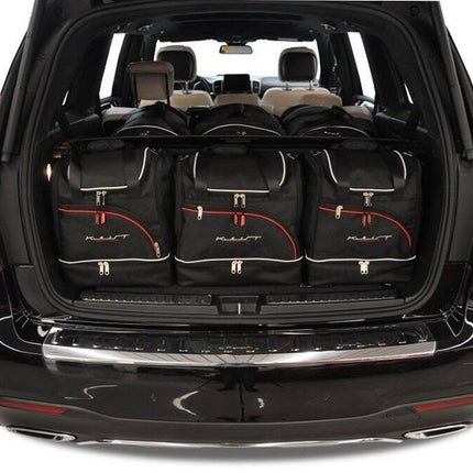 Kjust Reistassenset voor Mercedes Benz GLS 2016-2019 - Set van 6 Tassen met 3 Roltassen en 3 Sporttassen
