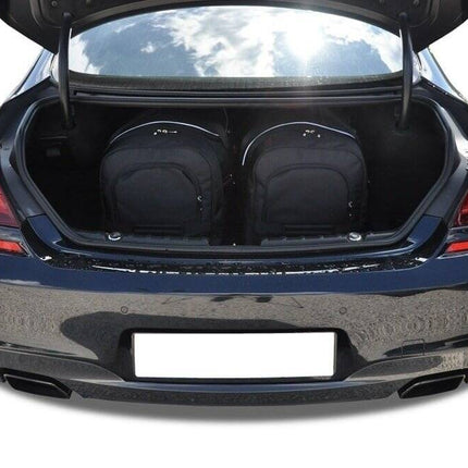 Kjust Reistassenset voor BMW 6 serie Gran coupe 2012-2019 - Set van 4 Tassen met 2 Roltassen en 2 Vliegtuigtassen