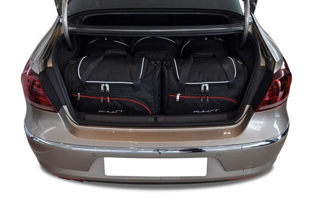 Kjust Reistassenset voor Volkswagen CC 2012-2017 - Set van 5 Tassen met 3 Roltassen en 2 Sporttassen