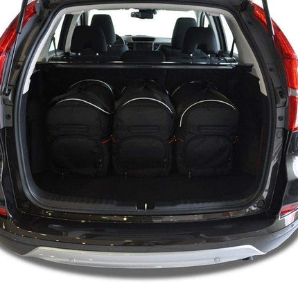 Kjust Reistassenset voor Honda CRV 2012-2018 - Set van 5 Tassen met 3 Roltassen en 2 Vliegtuigtassen