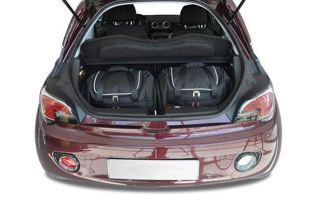 Kjust Reistassenset voor Opel Adam 2012-2019 - Set van 2 Tassen met 2 Sporttassen