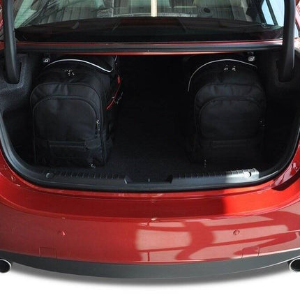 Kjust Reistassenset voor Mazda 6 Sedan 2013-2024 - Set van 5 Tassen met 3 Roltassen en 2 Vliegtuigtassen