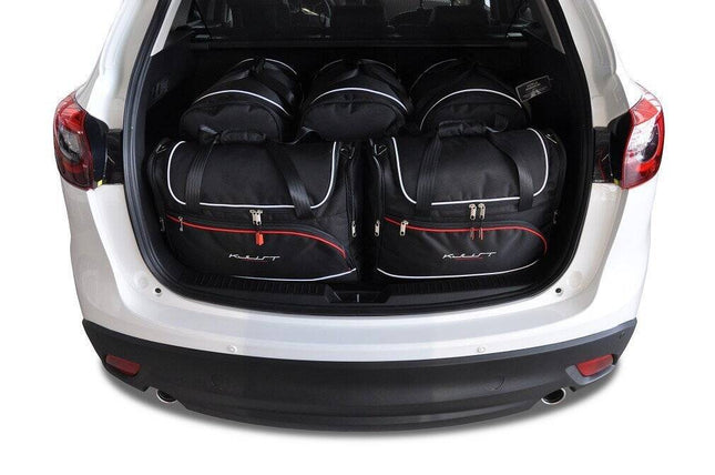 Kjust Reistassenset voor Mazda CX-5 2012-2017 - Set van 5 Tassen met 3 Roltassen en 2 Vliegtuigtassen