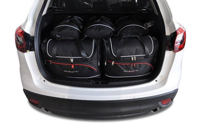 Kjust Reistassenset voor Mazda CX-5 2012-2017 - Set van 5 Tassen met 3 Roltassen en 2 Vliegtuigtassen