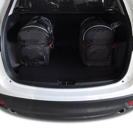 Kjust Reistassenset voor Mazda CX-5 2012-2017 - Set van 5 Tassen met 3 Roltassen en 2 Vliegtuigtassen