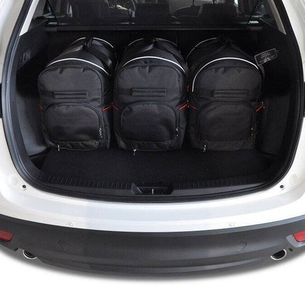 Kjust Reistassenset voor Mazda CX-5 2012-2017 - Set van 5 Tassen met 3 Roltassen en 2 Vliegtuigtassen