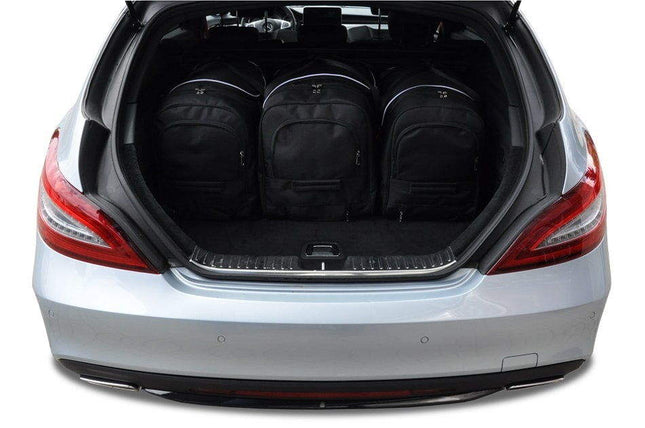 Kjust Reistassenset voor Mercedes Benz CLS Shooting Brake 2012-2018 - Set van 5 Tassen met 3 Roltassen en 2 Vliegtuigtassen