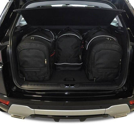 Kjust Reistassenset voor Land Rover Range Rover Evoque 5-deurs 2011-2019 - Set van 4 Tassen met 2 Roltassen 1 Sporttas en 1 Vliegtuigtas