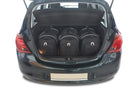 Kjust Reistassenset voor Opel Corsa 5-deurs 2014-2019 - Set van 3 Tassen met 3 Sporttassen
