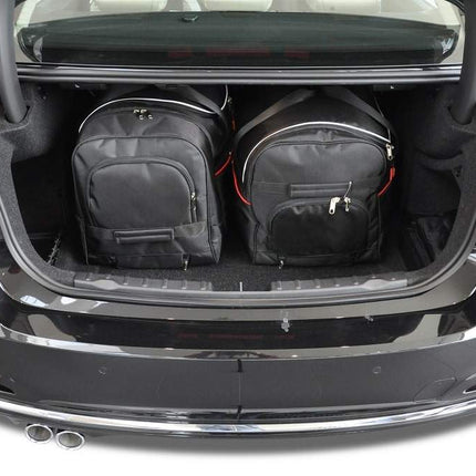 Kjust Reistassenset voor BMW 3 serie Sedan 2012-2019 - Set van 4 Tassen met 2 Roltassen en 2 Vliegtuigtassen