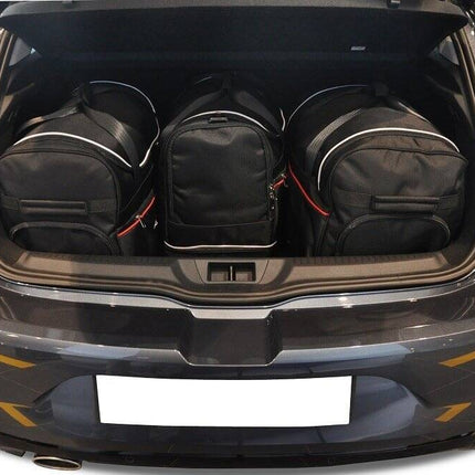 Kjust Reistassenset voor Renault Megane 5-deurs E-Tech vanaf 2022 - Set van 4 Tassen met 2 Roltassen 1 Sporttas en 1 Vliegtuigtas