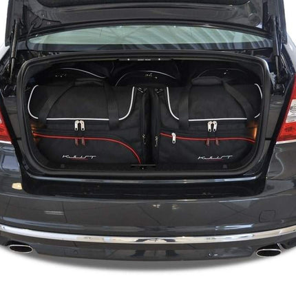 Kjust Reistassenset voor Volvo S80 Sedan 2006-2016 - Set van 5 Tassen met 3 Roltassen en 2 Vliegtuigtassen
