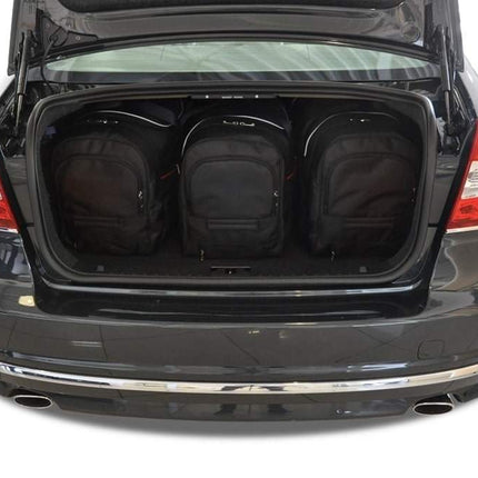 Kjust Reistassenset voor Volvo S80 Sedan 2006-2016 - Set van 5 Tassen met 3 Roltassen en 2 Vliegtuigtassen