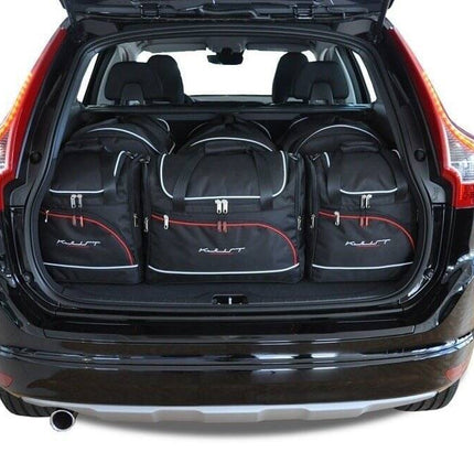 Kjust Reistassenset voor Volvo XC60 2008-2017 - Set van 6 Tassen met 3 Roltassen en 3 Vliegtuigtassen