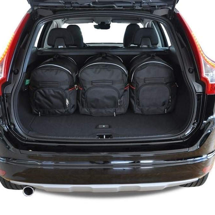 Kjust Reistassenset voor Volvo XC60 2008-2017 - Set van 6 Tassen met 3 Roltassen en 3 Vliegtuigtassen