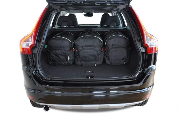 Kjust Reistassenset voor Volvo XC60 2008-2017 - Set van 6 Tassen met 3 Roltassen en 3 Vliegtuigtassen