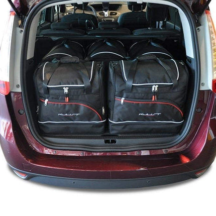 Kjust Reistassenset voor Renault Grand Scenic 2009-2017 - Set van 5 Tassen met 3 Roltassen en 2 Sporttassen