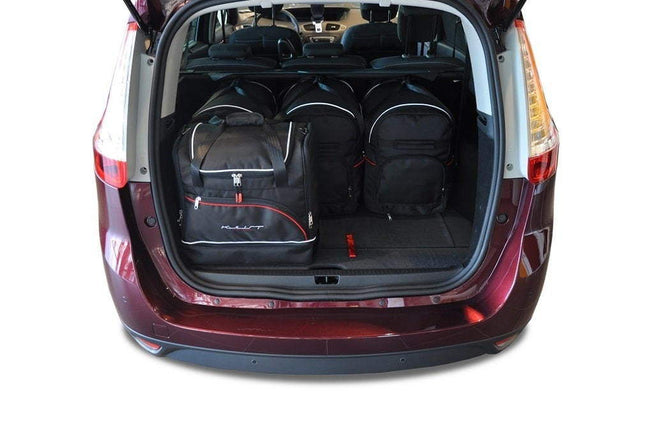 Kjust Reistassenset voor Renault Grand Scenic 2009-2017 - Set van 5 Tassen met 3 Roltassen en 2 Sporttassen