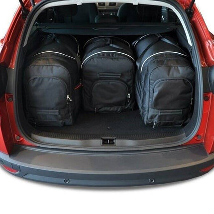 Kjust Reistassenset voor Renault Megane Sport Tourer 2009-2016 - Set van 4 Tassen met 3 Roltassen en 1 Vliegtuigtas
