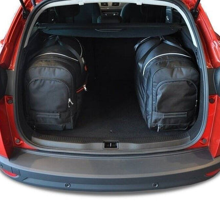 Kjust Reistassenset voor Renault Megane Sport Tourer 2009-2016 - Set van 4 Tassen met 3 Roltassen en 1 Vliegtuigtas