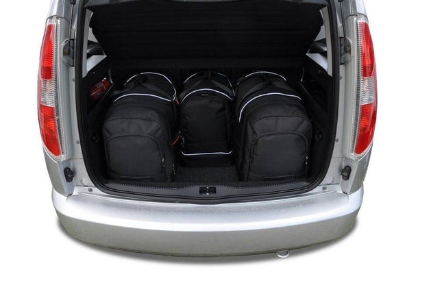 Kjust Reistassenset voor Skoda Roomster 2006-2015 - Set van 4 Tassen met 2 Roltassen en 2 Sporttassen