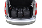 Kjust Reistassenset voor Skoda Roomster 2006-2015 - Set van 4 Tassen met 2 Roltassen en 2 Vliegtuigtassen