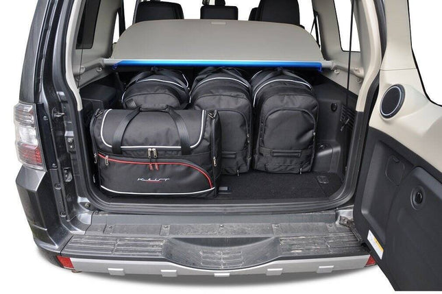 Kjust Reistassenset voor Mitsubishi Pajero 2000-2006 - Set van 5 Tassen met 3 Roltassen en 2 Vliegtuigtassen