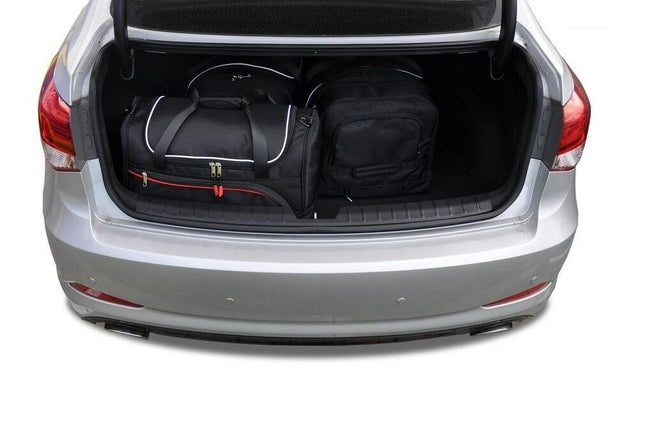 Kjust Reistassenset voor Hyundai i40 Sedan vanaf 2011 - Set van 4 Tassen met 2 Roltassen en 2 Sporttassen