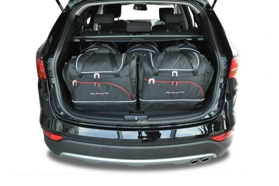 Kjust Reistassenset voor Hyundai Santa Fe 2012-2018 - Set van 5 Tassen met 3 Roltassen en 2 Sporttassen