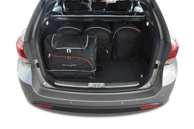 Kjust Reistassenset voor Hyundai i40 Tourer vanaf 2011 - Set van 5 Tassen met 3 Roltassen en 2 Sporttassen