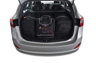 Kjust Reistassenset voor Hyundai i30 Tourer 2012-2017 - Set van 4 Tassen met 2 Roltassen en 2 Sporttassen