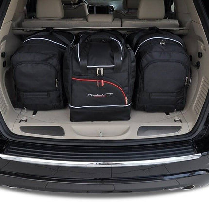 Kjust Reistassenset voor Jeep Grand Cherokee 2011-2022 - Set van 4 Tassen met 2 Roltassen en 2 Sporttassen
