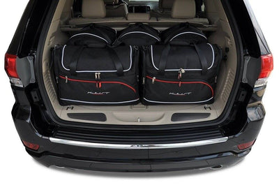 Kjust Reistassenset voor Jeep Grand Cherokee 2011-2022 - Set van 5 Tassen met 3 Roltassen en 2 Vliegtuigtassen