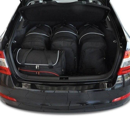 Kjust Reistassenset voor Skoda Octavia 5-deurs 2013-2020 - Set van 5 Tassen met 3 Roltassen en 2 Vliegtuigtassen