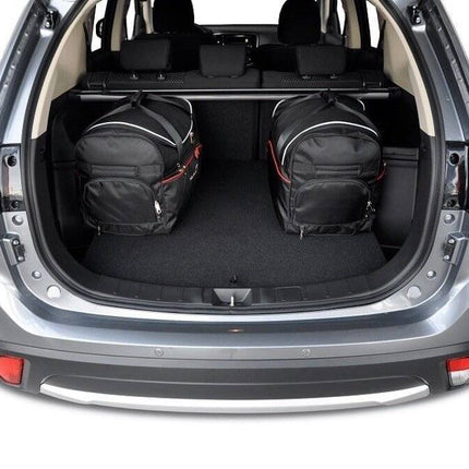 Kjust Reistassenset voor Mitsubishi Outlander 2013-2024 - Set van 5 Tassen met 3 Roltassen en 2 Vliegtuigtassen