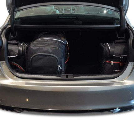 Kjust Reistassenset voor Lexus GS Sedan vanaf 2012 - Set van 4 Tassen met 2 Roltassen en 2 Vliegtuigtassen