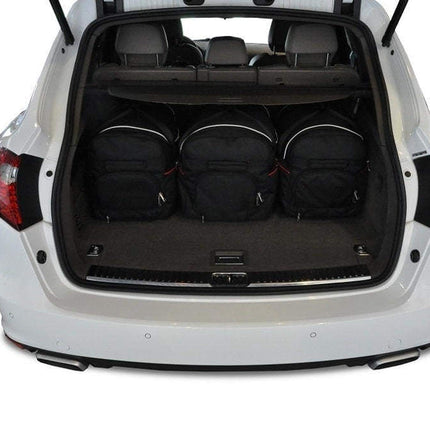 Kjust Reistassenset voor Porsche Cayenne 2010-2018 - Set van 5 Tassen met 3 Roltassen en 2 Vliegtuigtassen