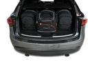 Kjust Reistassenset voor Infiniti QX70 2013-2017 - Set van 4 Tassen met 3 Roltassen en 1 Vliegtuigtas