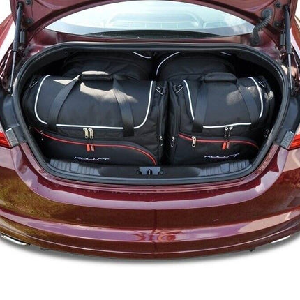 Kjust Reistassenset voor Jaguar XF 2008-2015 - Set van 4 Tassen met 2 Roltassen en 2 Vliegtuigtassen