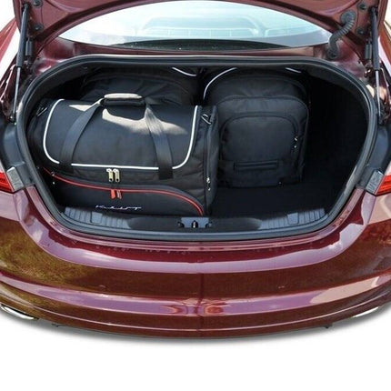 Kjust Reistassenset voor Jaguar XF 2008-2015 - Set van 4 Tassen met 2 Roltassen en 2 Vliegtuigtassen