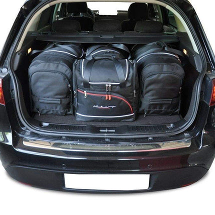 Kjust Reistassenset voor Fiat Croma 2005-2011 - Set van 4 Tassen met 2 Roltassen 1 Sporttas en 1 Vliegtuigtas