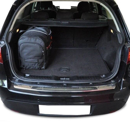 Kjust Reistassenset voor Fiat Croma 2005-2011 - Set van 4 Tassen met 2 Roltassen 1 Sporttas en 1 Vliegtuigtas