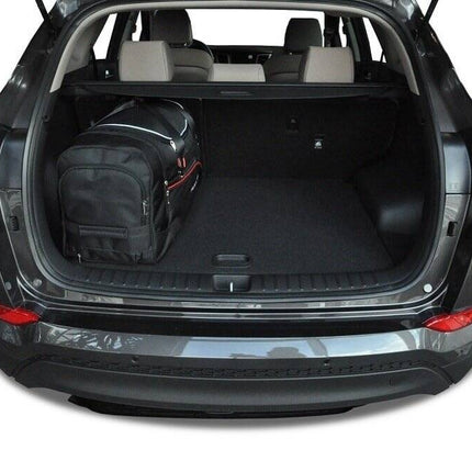 Kjust Reistassenset voor Hyundai Tucson 2015-2020 - Set van 4 Tassen met 2 Roltassen 1 Sporttas en 1 Vliegtuigtas